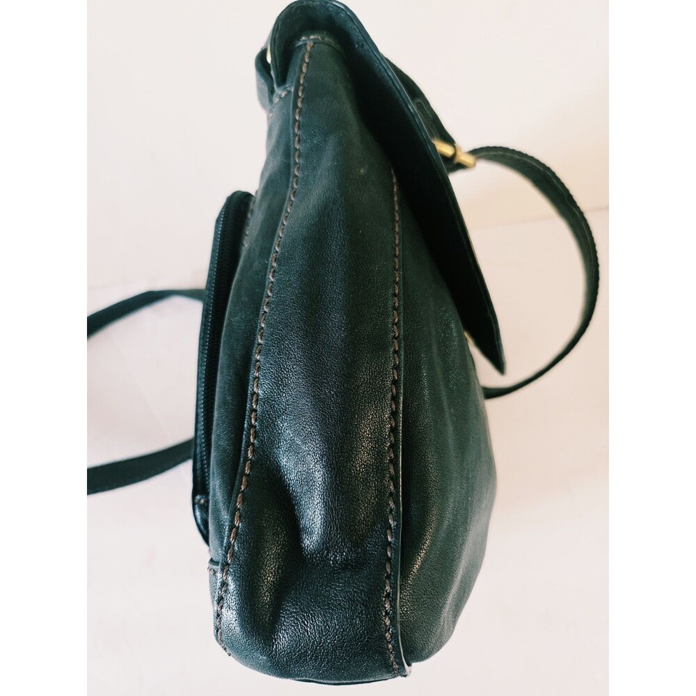 Fossil Vintage Black Pebbled Leather Small Crossbody Bag - Picture 5 of 10